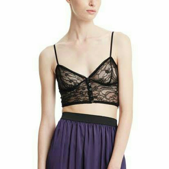 Haute Hippie Sheer Cami...$135.00...Black...Sz: M