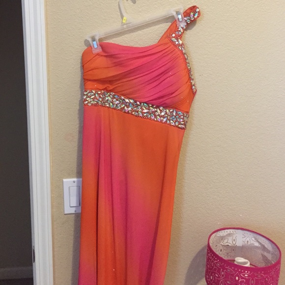 dark pink bridesmaid dresses Pink Strapless Long Bridesmaid Dresses Chiffon Wedding Prom Gown Custom Size / As Picture