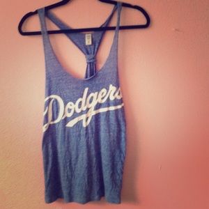 PINK Dodgers tank