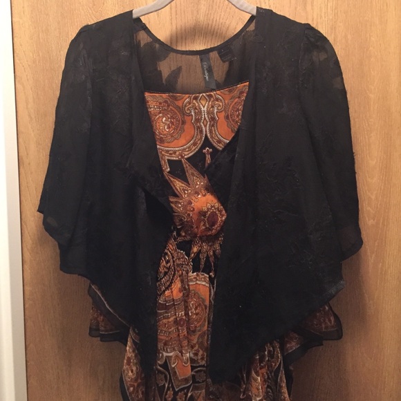 ❌SOLD IN BUNDLE❌BKE Chiffon Over Piece