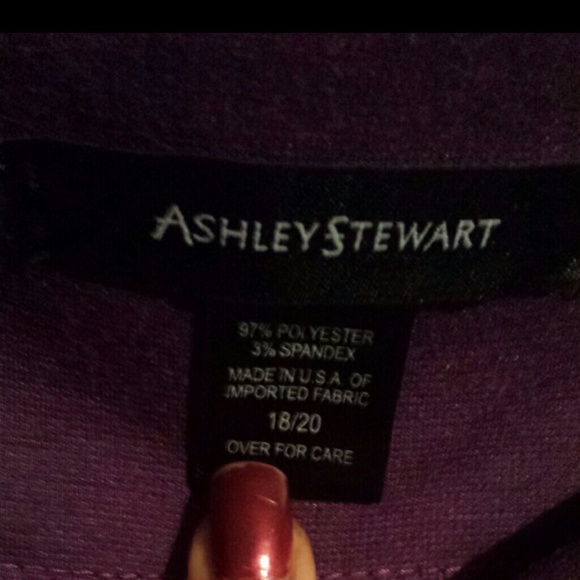 Ashley Stewart purple skirt