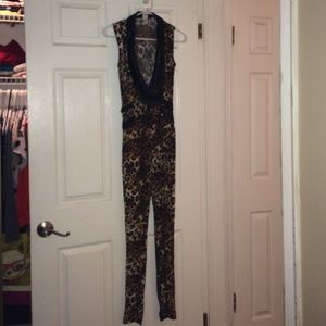 Leopard Print Jumpsuit