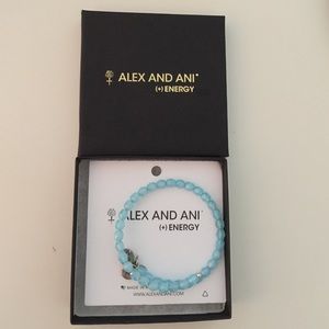 Blue beaded Alex and Ani