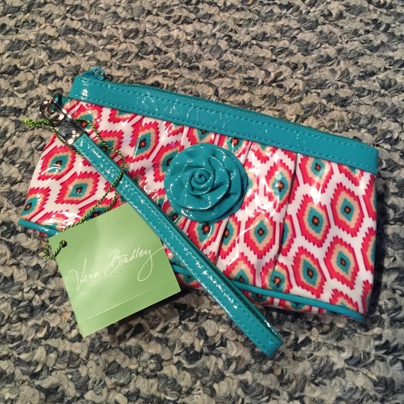 Vera Bradley Hangin' Out Wristlet in Call Me Coral