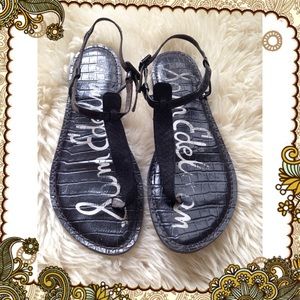 Sam Edleman black sandals