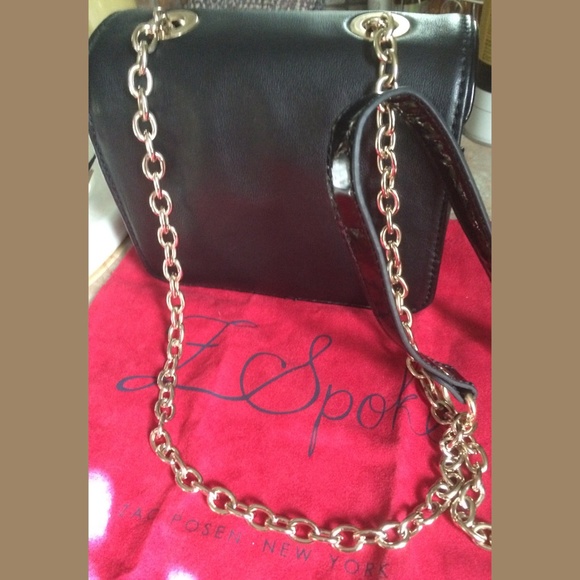 Zac Posen Black Leather Crossbody - Picture 3 of 4