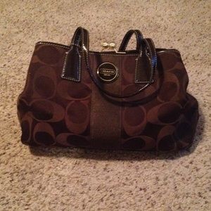 Brown Coach purse