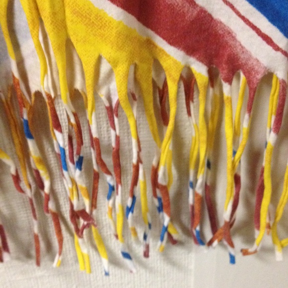 ANDREW CHARLES PRINT FRINGE TANK TOP - Picture 3 of 4