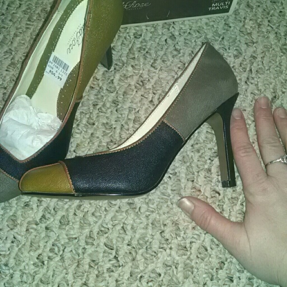 Multi colored high heels - Picture 3 of 4