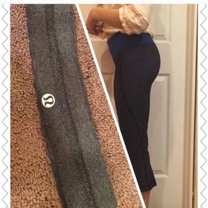 Lululemon BUNDLE  Crop Leggings w/ headband