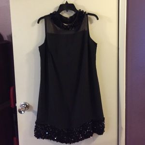 Gently used Black sequin dress