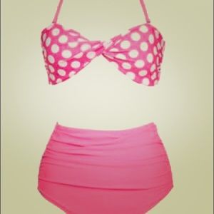 High waist swim suit