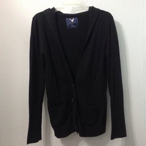 American Eagle hooded cardigan
