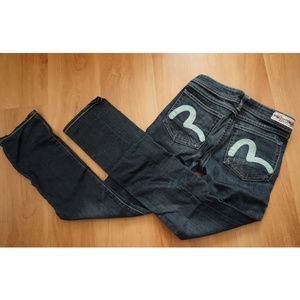 Cute Evisu Denim Blue Jeans
