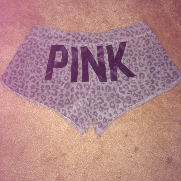 Grey leopard print VS sleep shorts!
