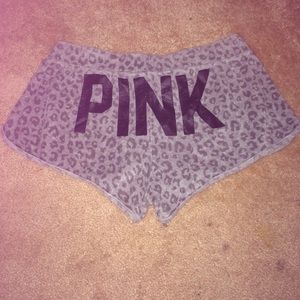 Grey leopard print VS sleep shorts!