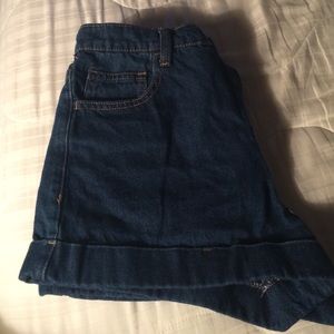 High waisted shorts