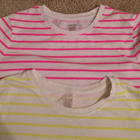 Cherokee Girls Striped Tees