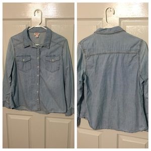 Chambray top!