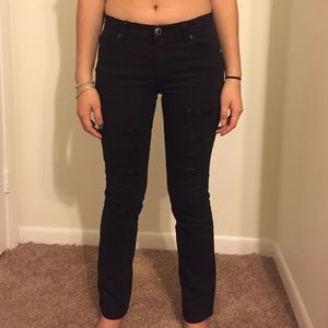 Black skinny jeans