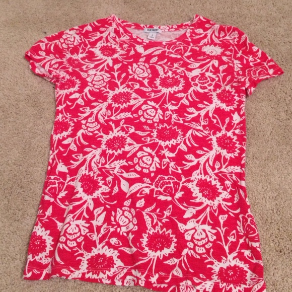 Old Navy Floral Tee