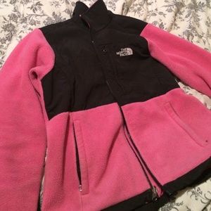 Medium Pink and Black North Face