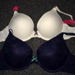 36C push up bra bundle never worn!