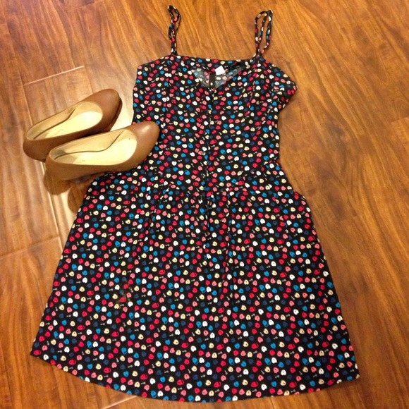 H&M Key and Lock Print Dress