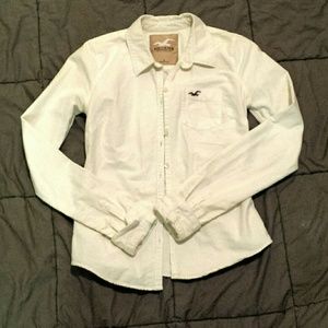 Hollister White Button-down