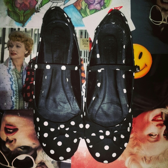 Polka Dot Bow Flats