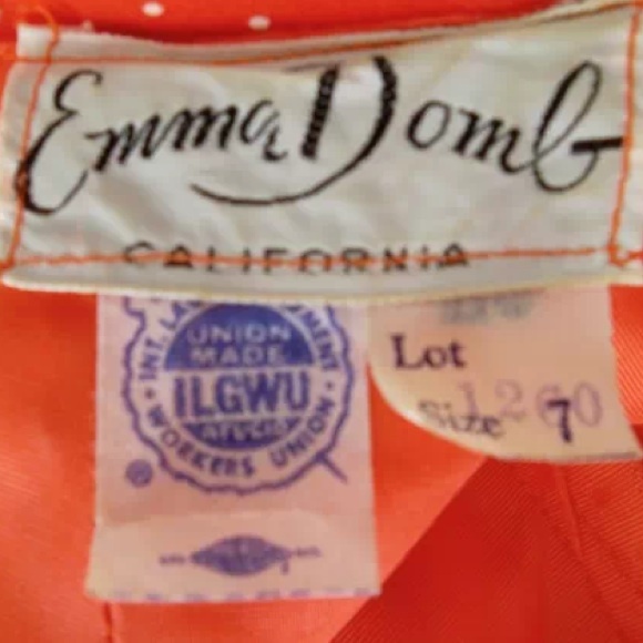 SOLD Vintage 1950's polka dot rockabilly dress - Picture 3 of 4