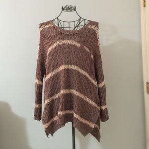 Free people sweater & black fp top BUNDLED