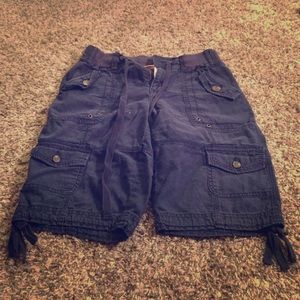 Navy Cargo Shorts