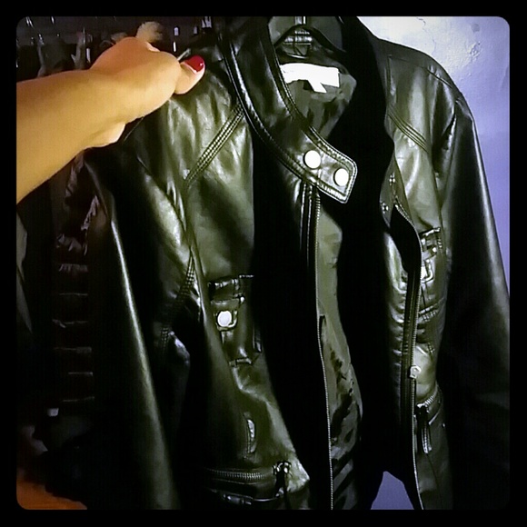 New York & Company Jackets & Blazers - Black Leather Jacket