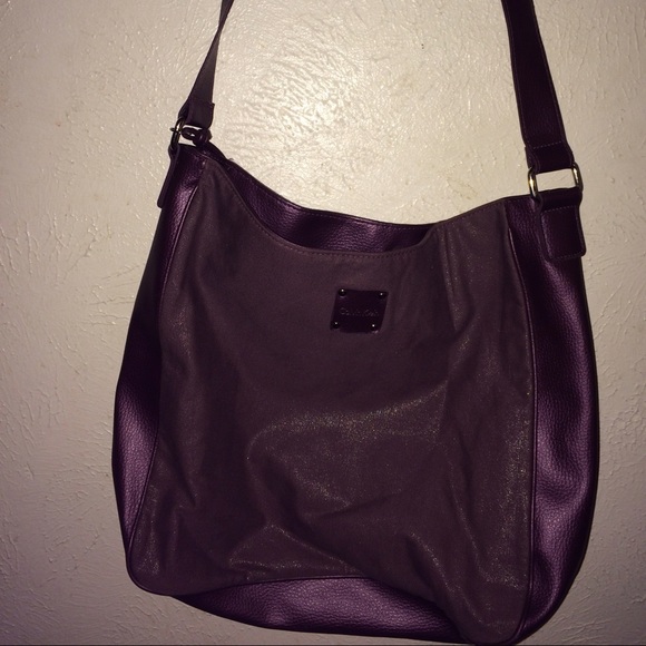 Purple Calvin Klein tote