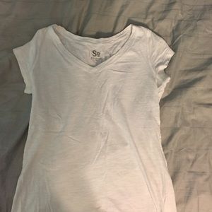 NWOT Plain white v neck