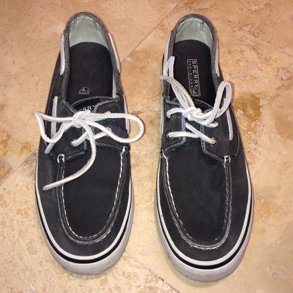 Charcoal Grey Sperry Shoes US Size 8