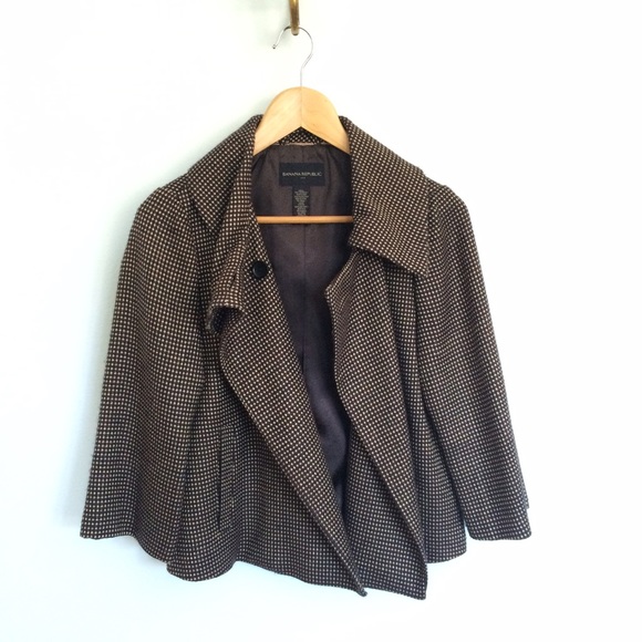 ❌ Banana Republic Brown Swing Jacket - Picture 3 of 6