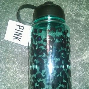 Victoria secret pink cheetah water bottle new