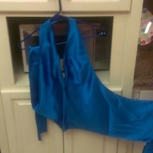 Silk Halter Wrap Around