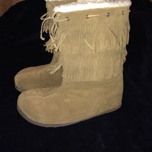 American Eagle Outfitters Fringe Boots