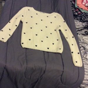 A Heart pattern sweater