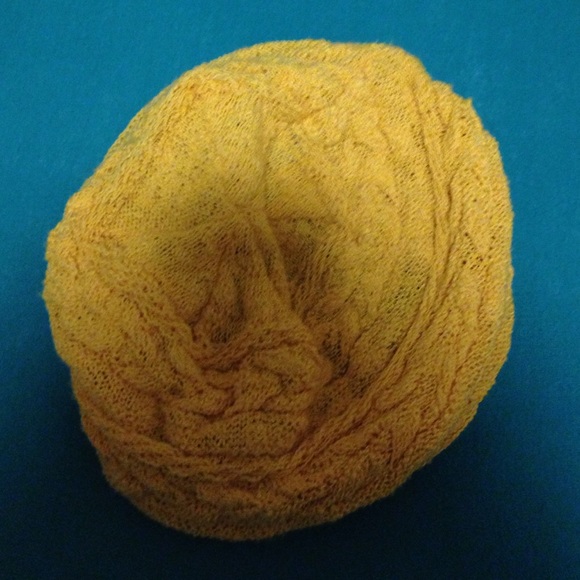 Yellow earthbound beret