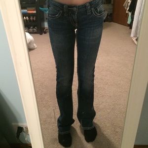 faded boot cut Silver jeans