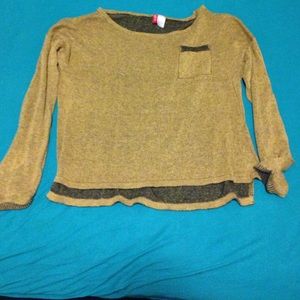 Mustard h&m long sleeve tee