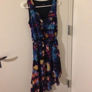 Colorful high low dress