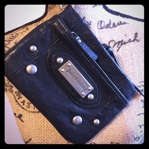 Juicy Couture leather wristlet