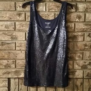 Sequin tank top