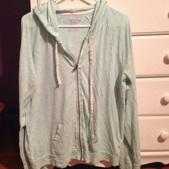 American eagle "favorite tee" blue hoodie