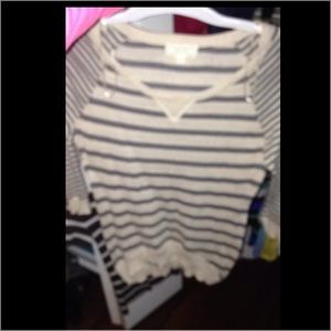 Pink Rose Striped Sweater!